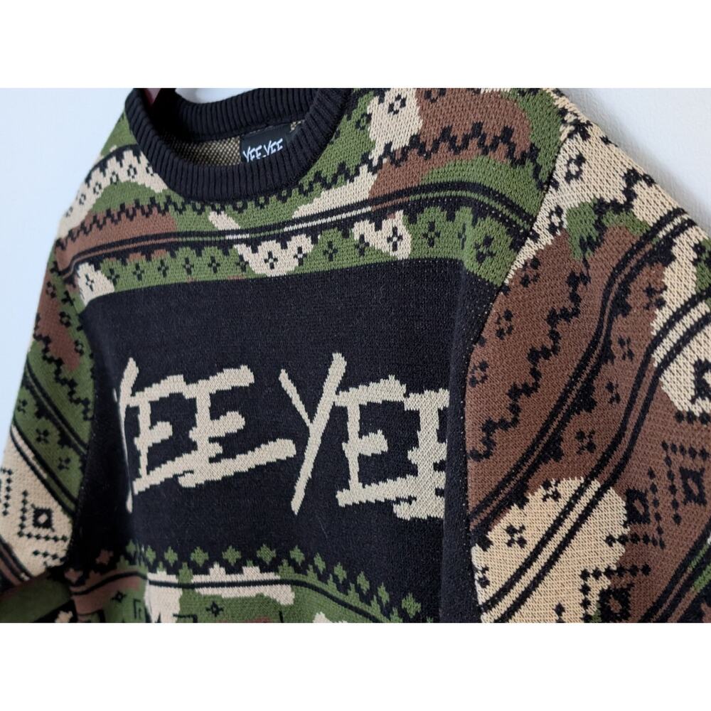 ​NWOT Yee Yee Apparel Camo Holiday Sweater Bundle - Set of 2 - Small - Picture 6 of 13